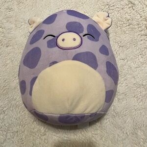 8” Squishmallows Lavender and Cream Plush